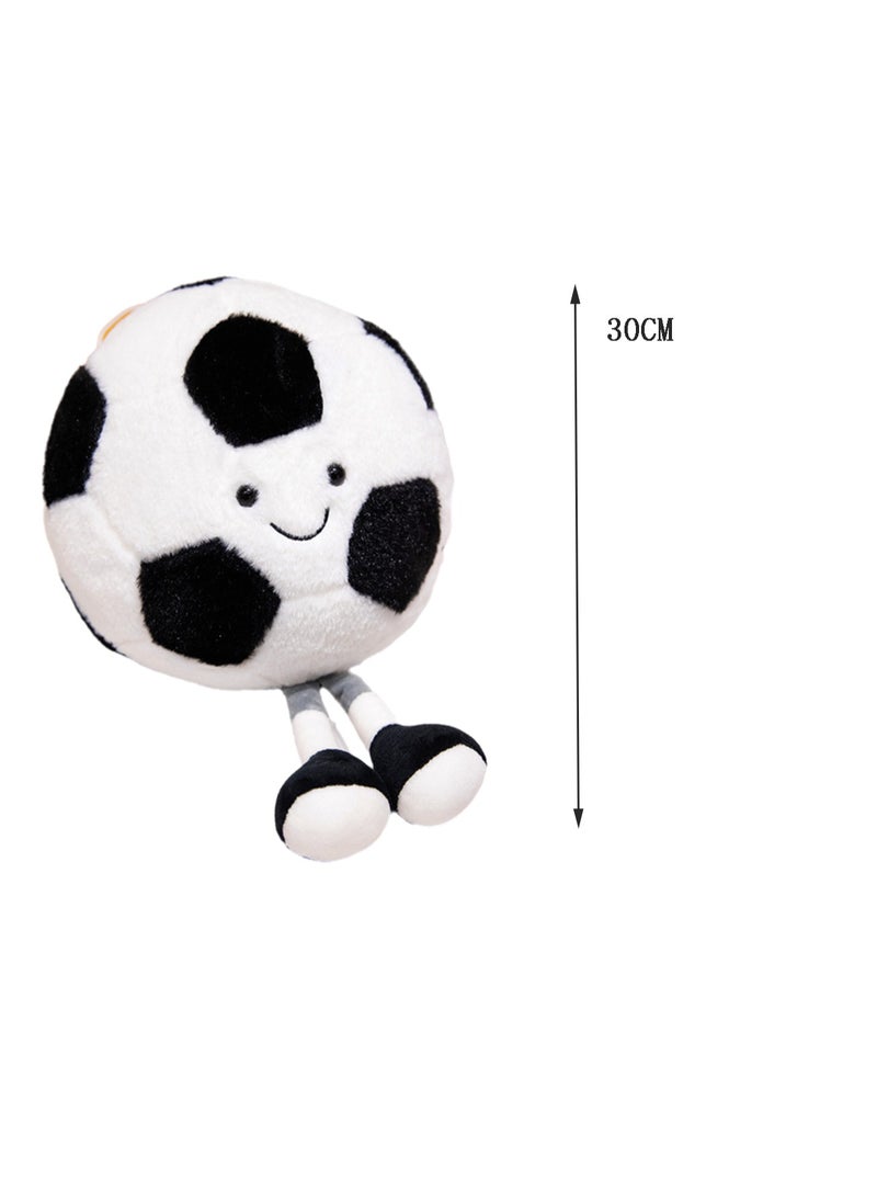 30 CM Cute Cartoon Basketball Plush Toy Soft Stuffed Doll For Girls And Boys All Ages Gift（Style 2）