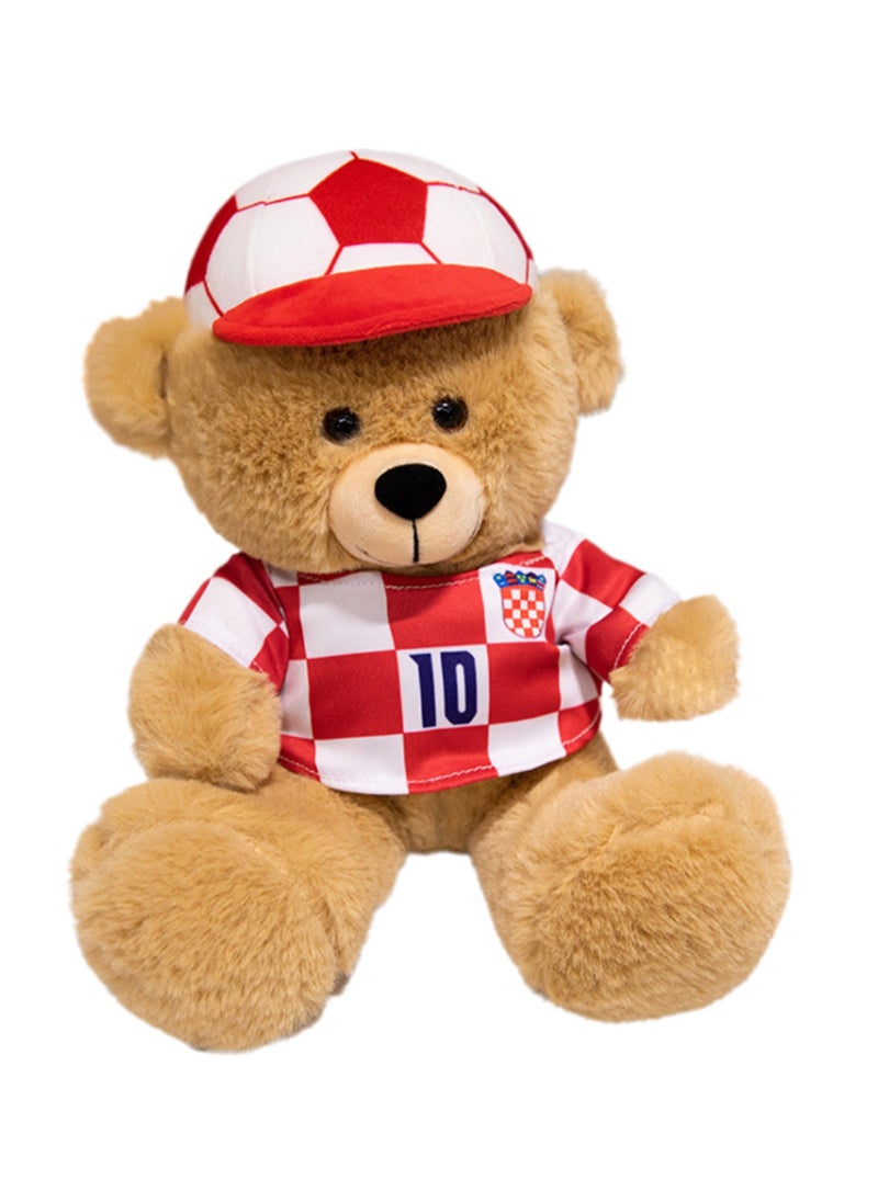 25 CM Cute Cartoon Bear Plush Toy Soft Stuffed Doll For Girls And Boys All Ages Gift（Style 1）
