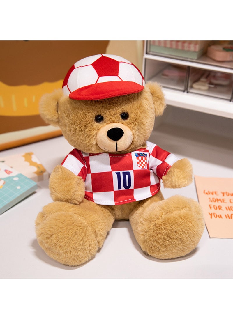 25 CM Cute Cartoon Bear Plush Toy Soft Stuffed Doll For Girls And Boys All Ages Gift（Style 1）