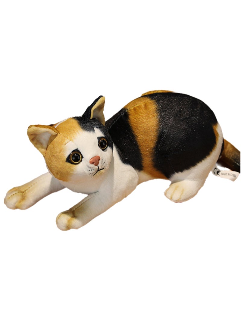 31 CM Simulation Cat Plush Toy Soft Stuffed Cute Animal Doll For Girls And Boys All Ages Gift（Style 4）