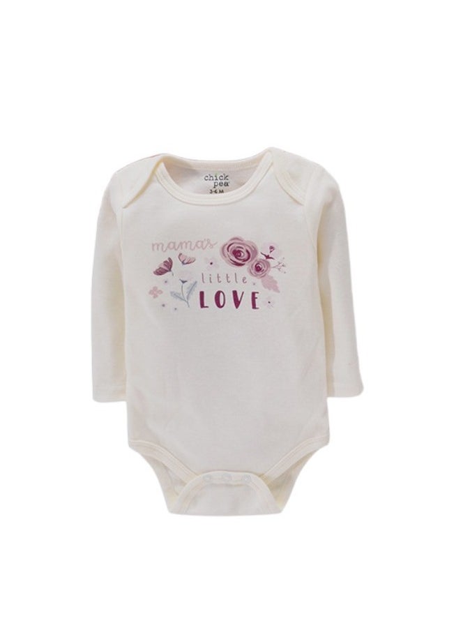 Bambimici Mama's Little Love Flower Print Long Sleeve 4-Piece