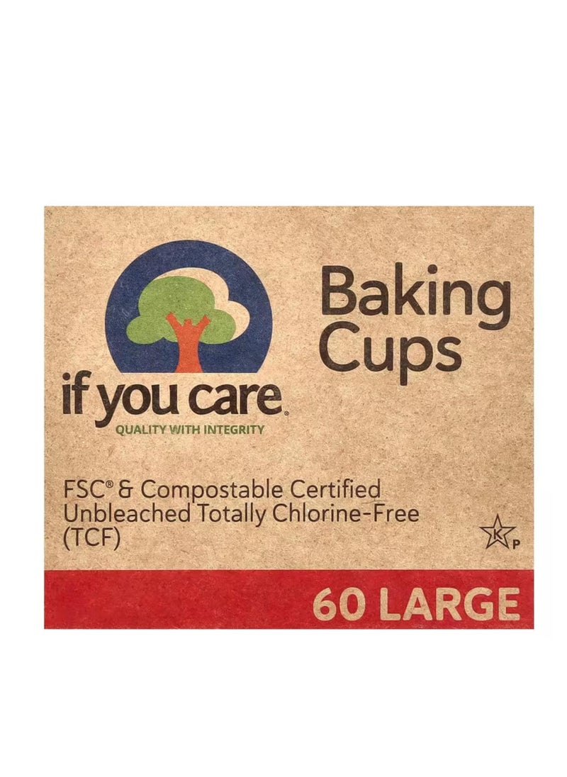 If You Care Unbleached Large Baking Cups, 60 ct, 3 pk