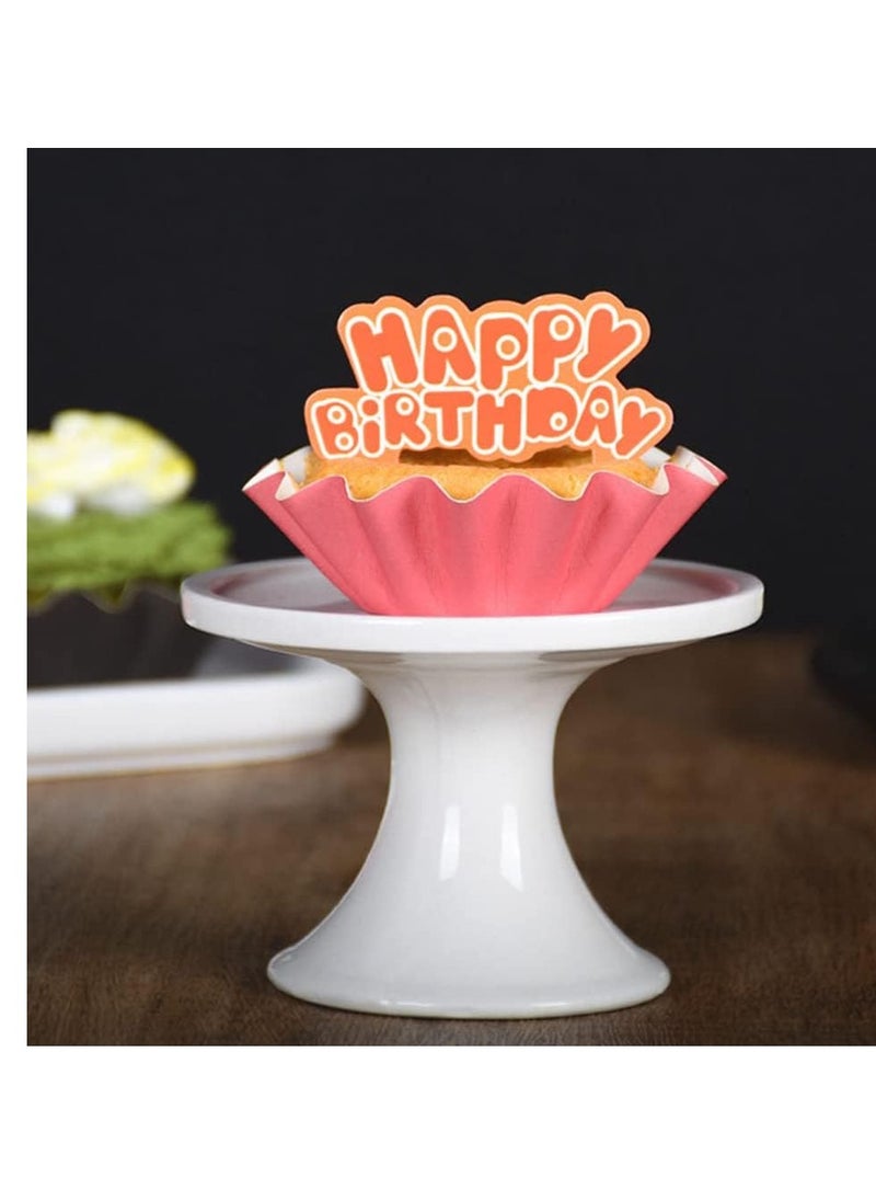 100 PCS Brioche Paper Cup Baking Cups Cupcake Liner Greaseproof Coated Paper Standard Muffin Wrappers for Wedding Holiday Baby Shower or Birthday Party (Pink)