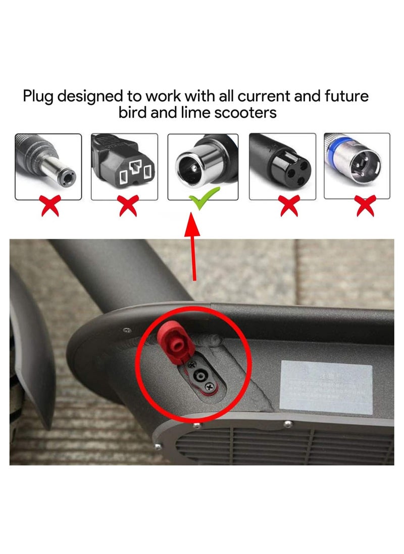 48V 2A Scooter charger Power Supply Adapter for Electric Scooter