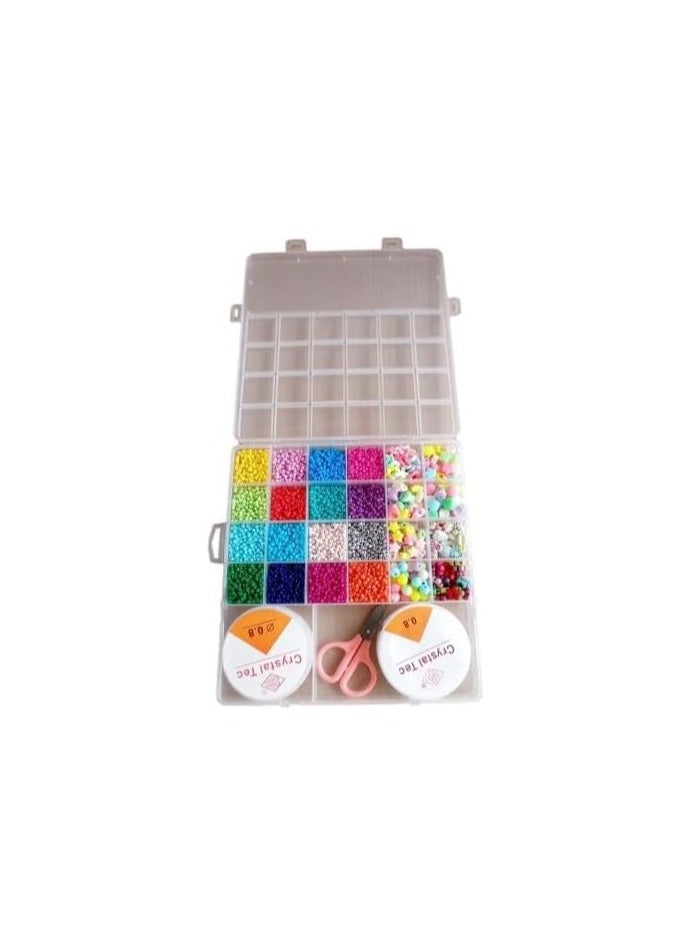 Beads Craft Kit Seed Beads For Jewelry Bracelet Making