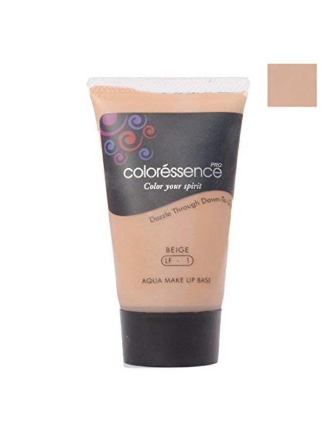 Compact Powder Beige 10Gm And Aqua Make Up Base, Beige, 35Ml