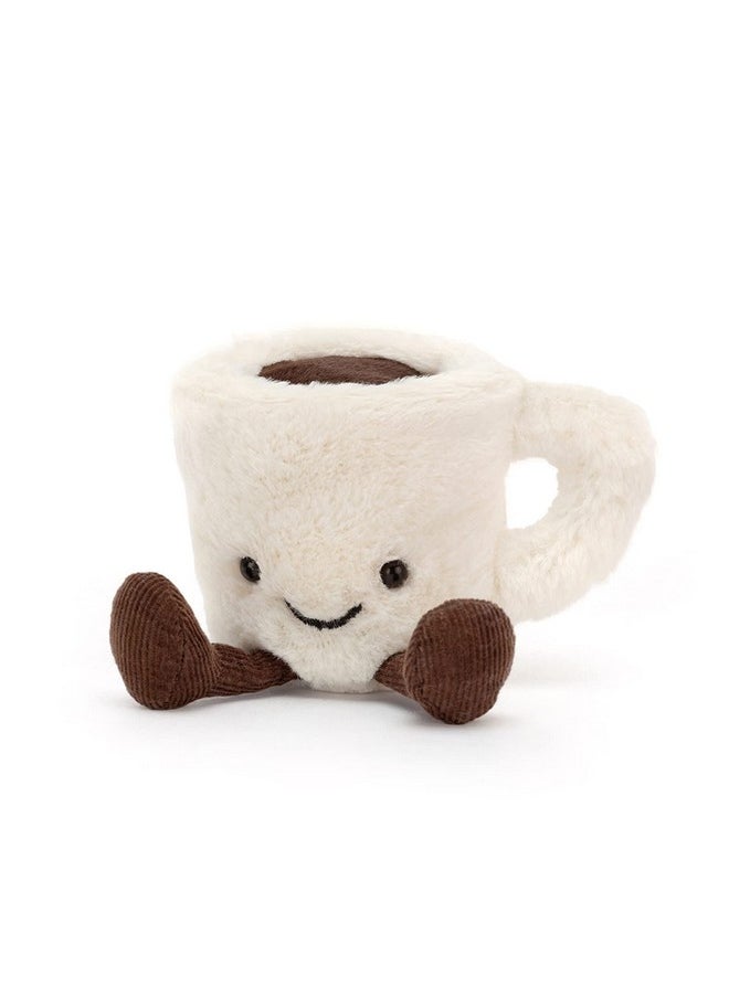 Amuseables Espresso Cup Coffee Stuffed Toy, 4 Inches | Drink Plush | Fun Gift Idea