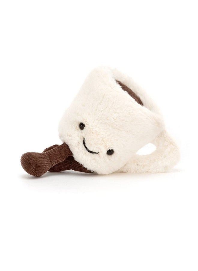 Amuseables Espresso Cup Coffee Stuffed Toy, 4 Inches | Drink Plush | Fun Gift Idea