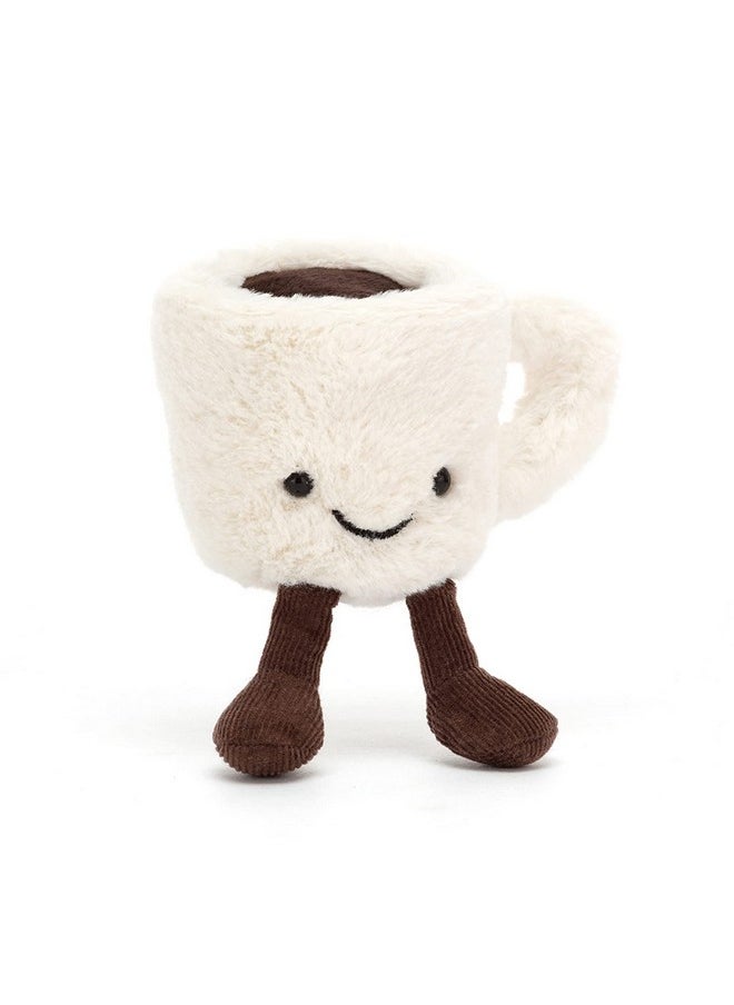 Amuseables Espresso Cup Coffee Stuffed Toy, 4 Inches | Drink Plush | Fun Gift Idea