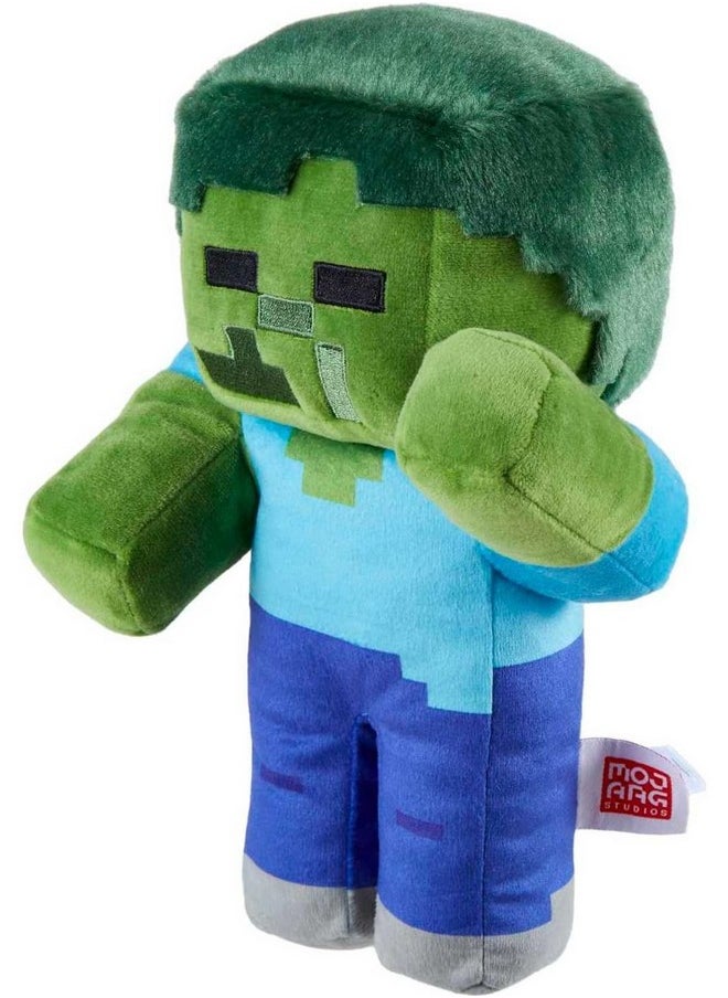 Mattel Minecraft Basic Plush Character Soft Dolls, Video Game-Inspired Collectible Toy for Kids & Fans Ages 3 Years Old & Up