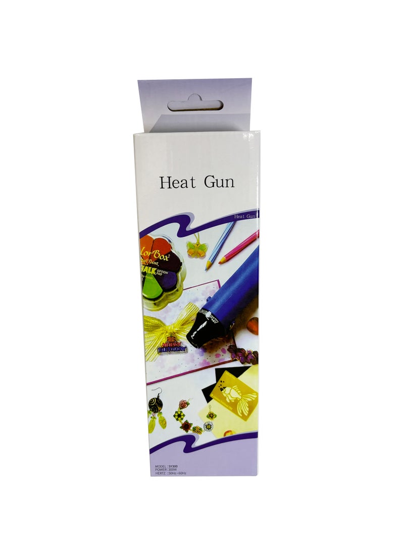 Mini Hot Air Gun, Portable Heat Shrink Gun for Embossing Wrapping Paint Drying Crafts Electronics DIY