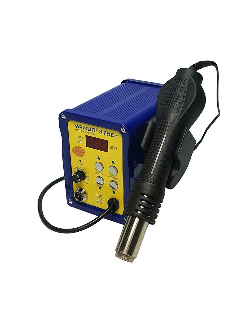 YAXUN YX-878D+ 2 In 1 SMD Hot Air and Soldering Station 220V/110V BGA Rework Station Automatic Rework Station