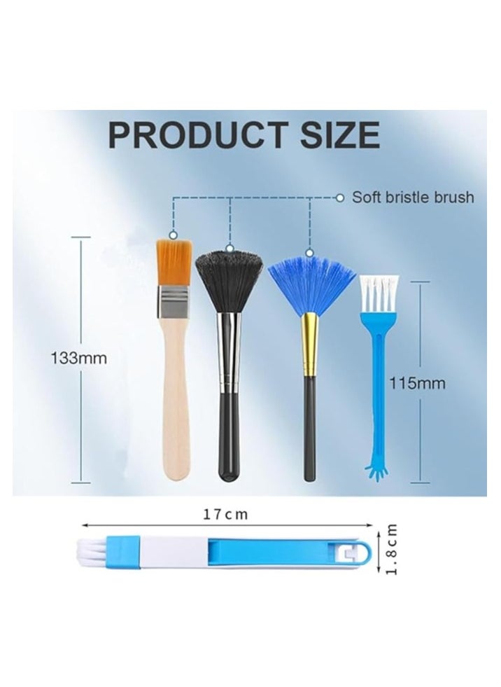 5Pack Computer Keyboard Laptop Cleaning Brush Kit for Electronic Devices Such As Computer Motherboard Fans Dust Removal Cleaning Brush