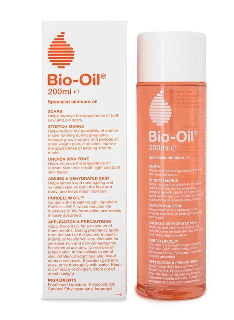 Bio-Oil Original Skincare Oil suitable for Stretch Marks Scar Removal Uneven Skin Tone Vitamin E All Skin Types125ml