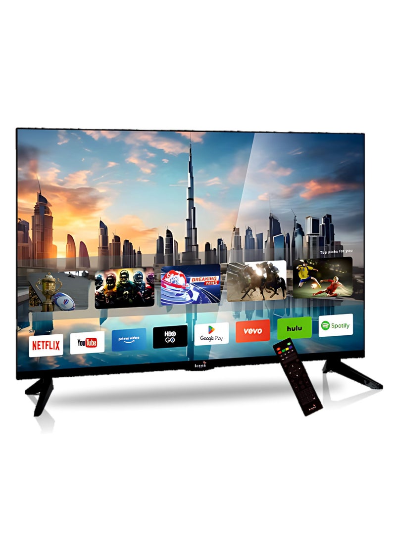 Icona 65 Inch 4K UHD Android Smart LED TV – Superior Picture Clarity, DLNA Support, USB & HDMI Connectivity, Slim Frame Design