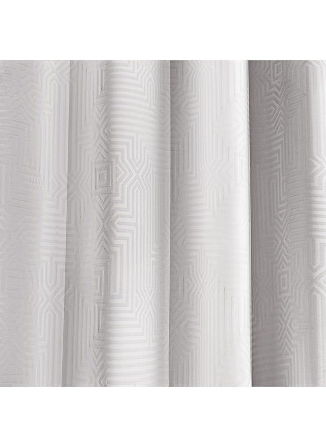 Skyline Mirage 2-Piece Jacquard Curtain Set 135 X 240 Cm