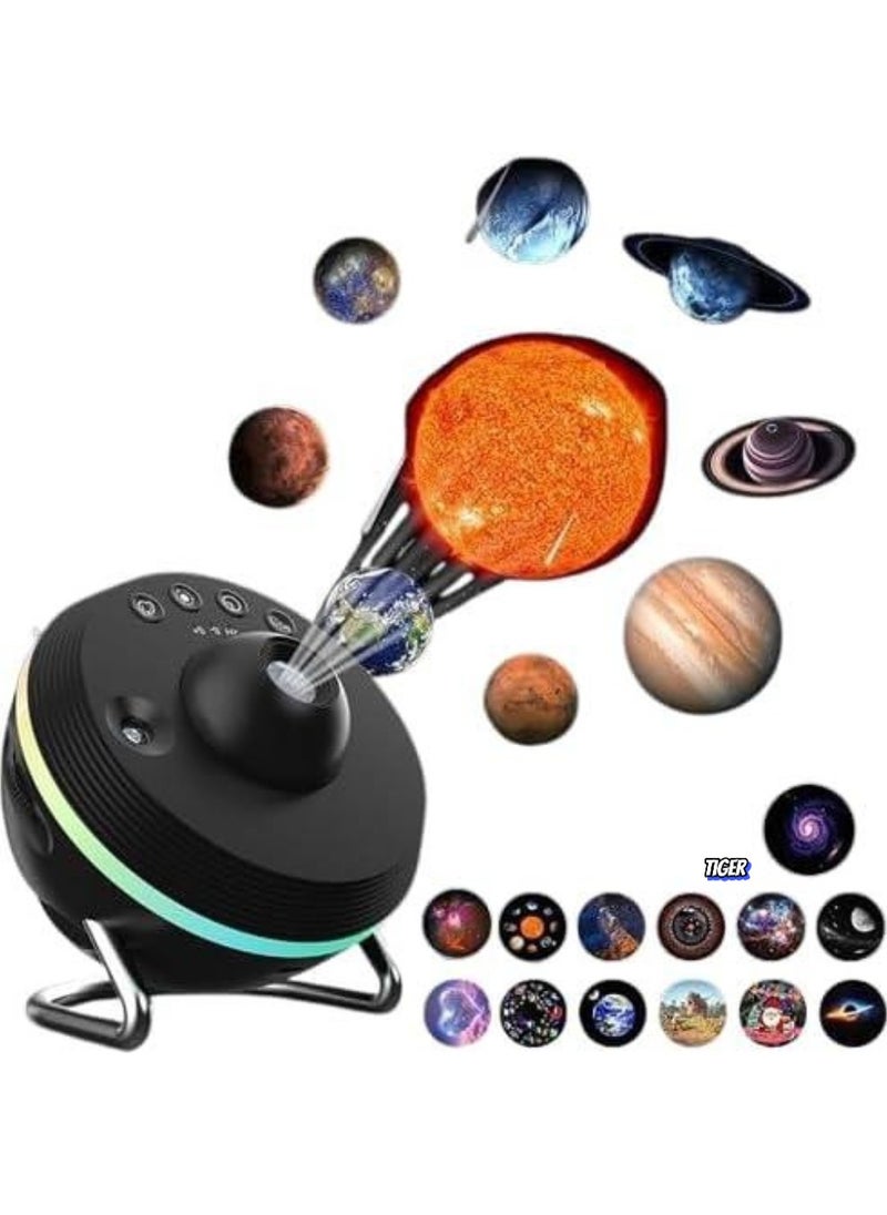 Star Projector, Premium Planetarium Galaxy Projector with 13 4K HD Films | Meteor Shower & 4 Color Effects | Adjustable Angle, Timer Function | Ideal for Kids, Adults, Bedroom Décor – Transform Your Space with Stunning Starry Skies