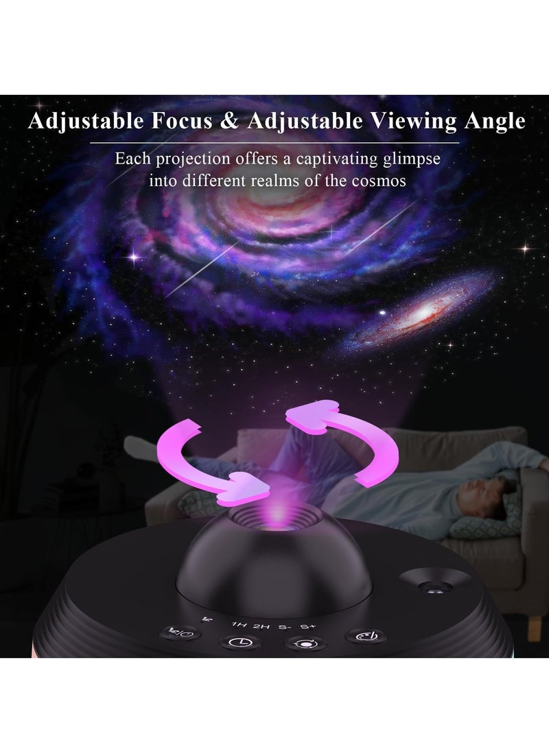 Star Projector, Premium Planetarium Galaxy Projector with 13 4K HD Films | Meteor Shower & 4 Color Effects | Adjustable Angle, Timer Function | Ideal for Kids, Adults, Bedroom Décor – Transform Your Space with Stunning Starry Skies