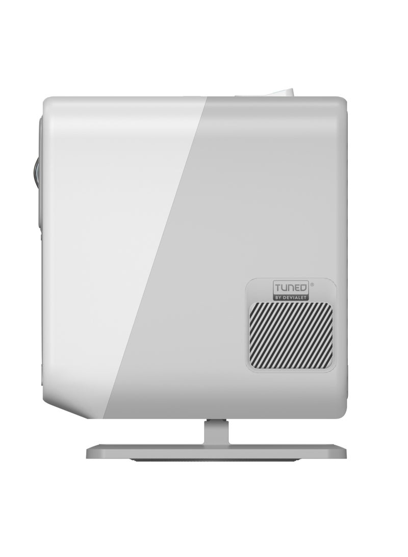 CineSpot Full HD Smart Projector - Android 9, 1920x1080 Resolution, 1200 Lumens, 16GB Storage, Dual-Band Wi-Fi 6, Bluetooth 4.2, Auto Focus & Keystone, Digital Zoom, Built-in Speaker, 40