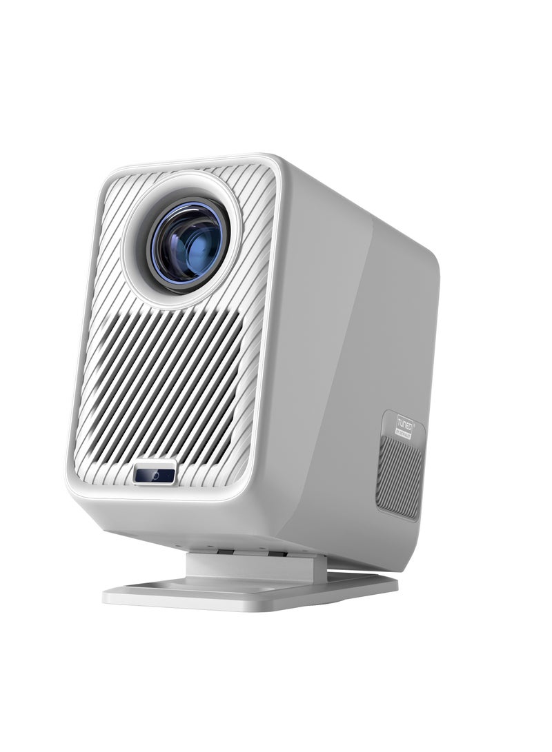 CineSpot Full HD Smart Projector - Android 9, 1920x1080 Resolution, 1200 Lumens, 16GB Storage, Dual-Band Wi-Fi 6, Bluetooth 4.2, Auto Focus & Keystone, Digital Zoom, Built-in Speaker, 40