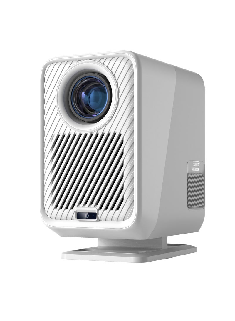 CineSpot Full HD Smart Projector - Android 9, 1920x1080 Resolution, 1200 Lumens, 16GB Storage, Dual-Band Wi-Fi 6, Bluetooth 4.2, Auto Focus & Keystone, Digital Zoom, Built-in Speaker, 40
