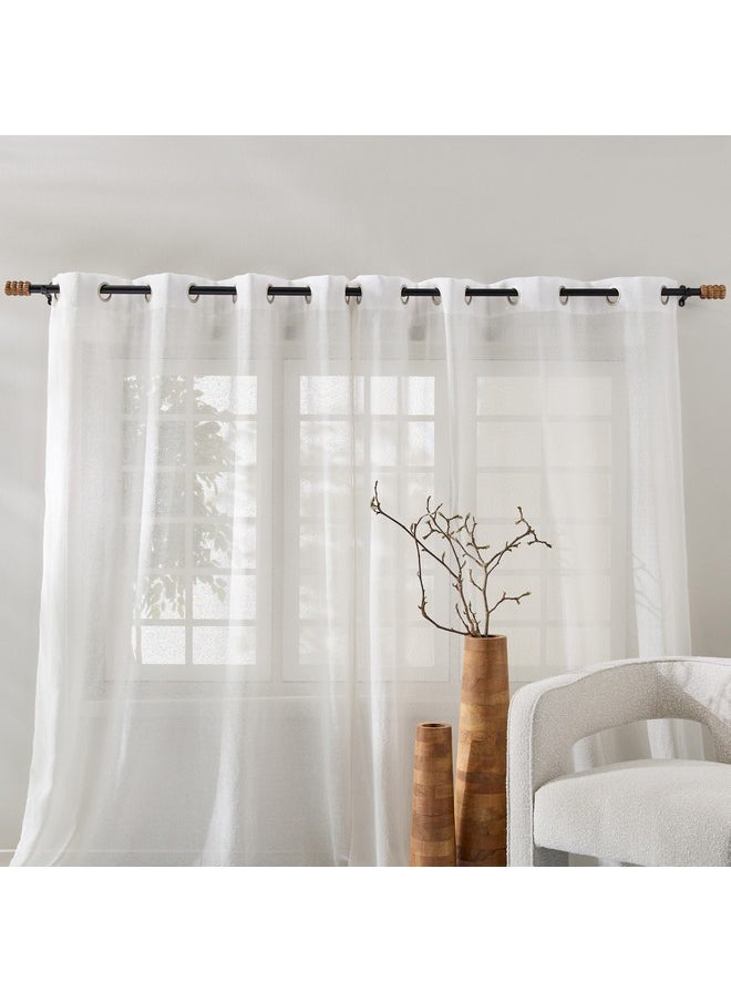 Natura 25 Mm Diegeo Extendable Single Curtain Rod 110-320 Cm