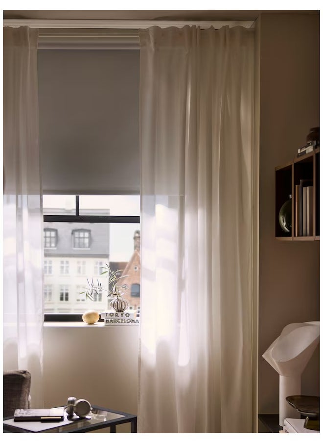 Block-out Roller Blind White