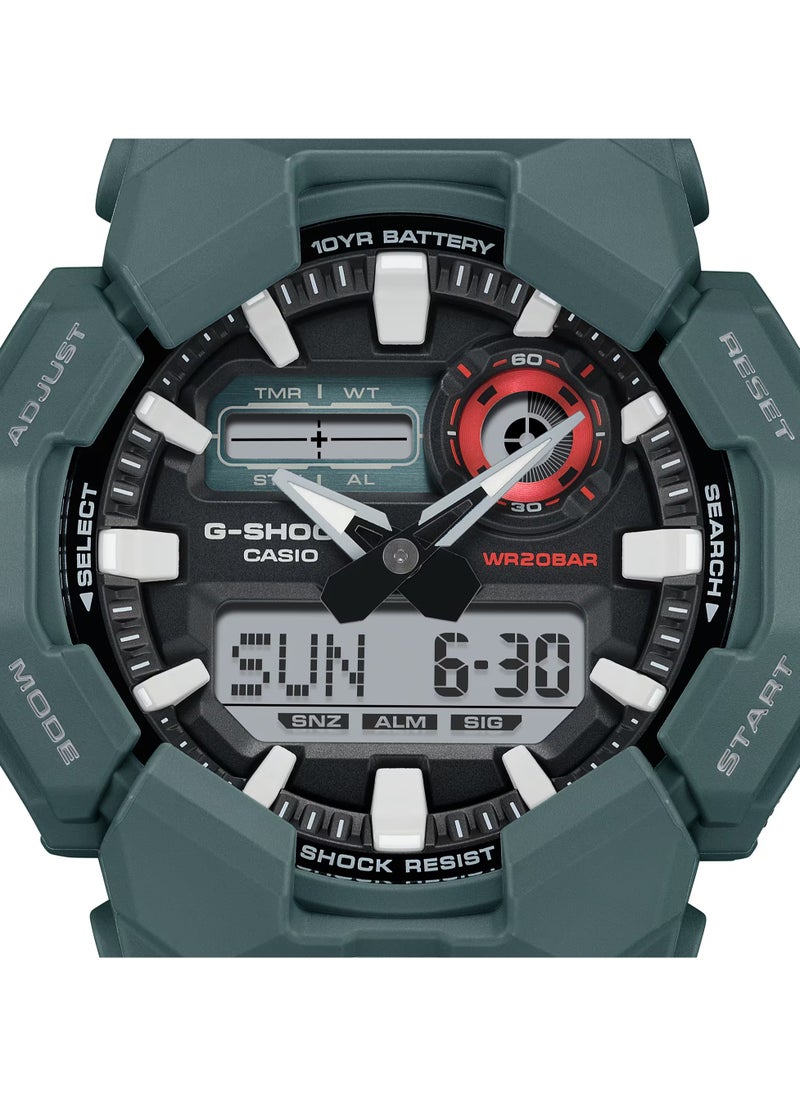 G-Shock Analog+Digital Resin Band Watch GA-010-2A