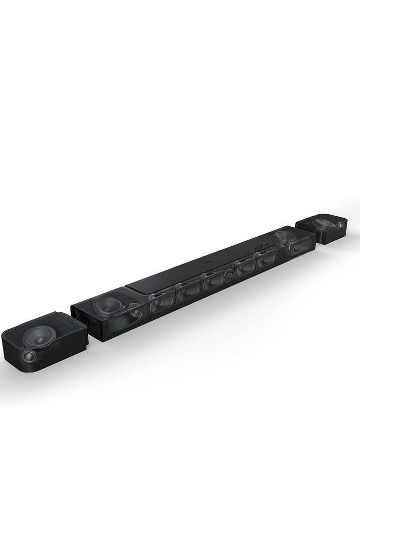 JBL BAR 1000 7.1.4 Soundbar with 10 inch Wireless Subwoofer Detachable Rear Speakers