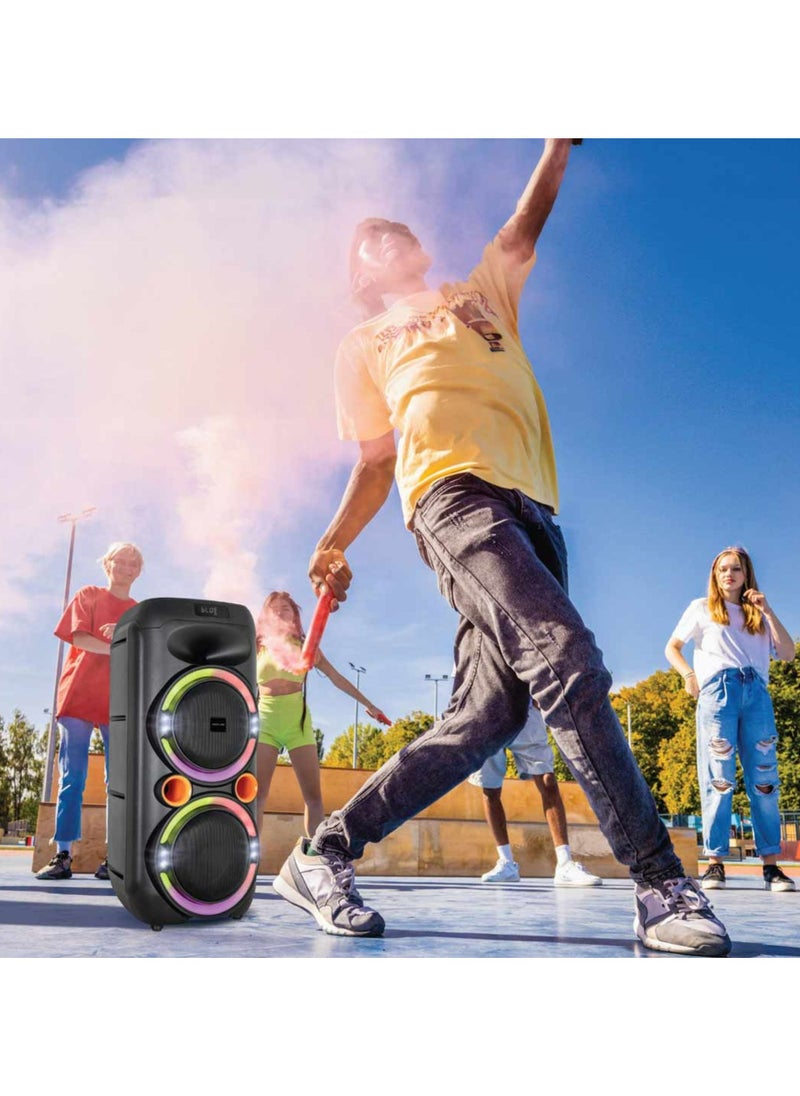 PartyLife 300 Bluetooth Speaker with Bluetooth Version 5.0, Light Show and Deep Bass - Black