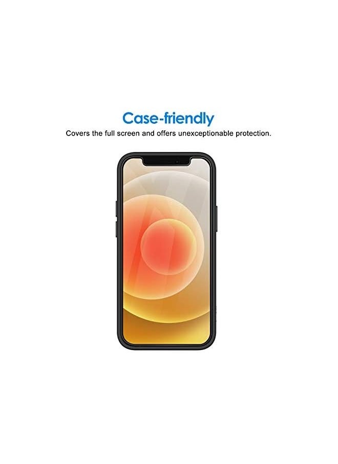 Privacy Screen Protector for iPhone 12/12 Pro 6.1-Inch, Anti Spy Tempered Glass Film, 2-Pack