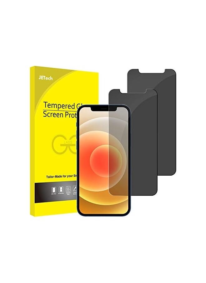 Privacy Screen Protector for iPhone 12/12 Pro 6.1-Inch, Anti Spy Tempered Glass Film, 2-Pack