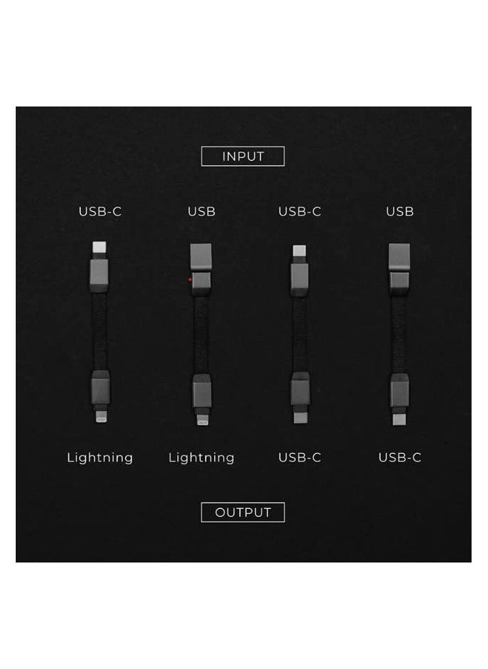 Mini Cable USB to Type C Cable, Portable size fits with your keychain.