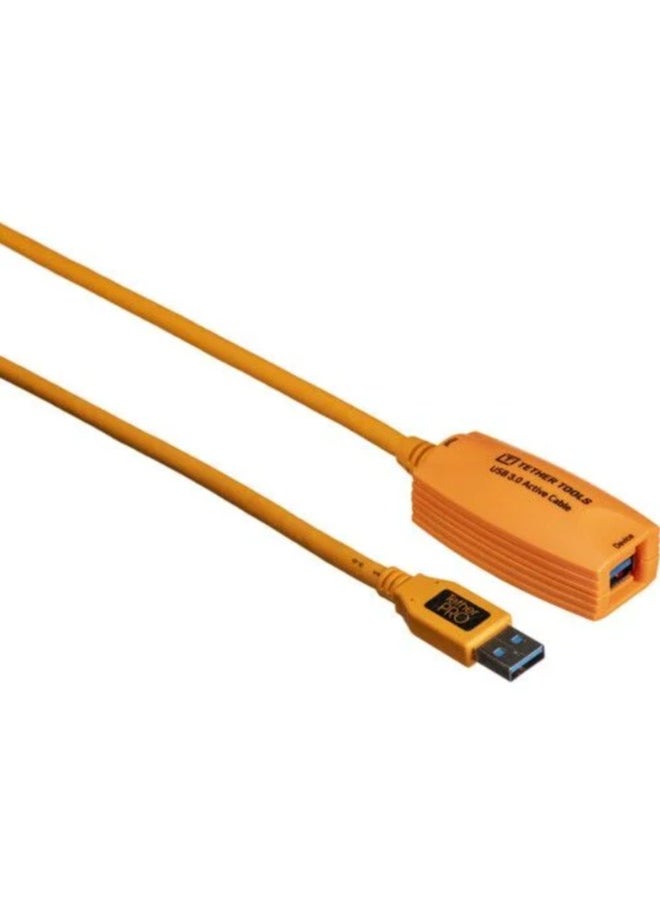 Tether Tools TetherPro USB 3.0 Active Extension Cable (Hi-Visibility Orange, 16')