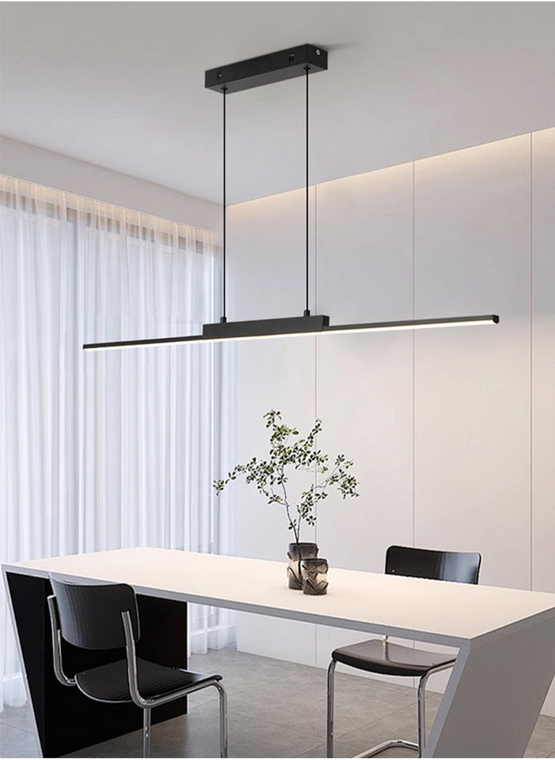 100CM - Three color temperature - Modern luxury - Restaurant pendant light, bedroom pendant light, 150cm height adjustable,chandelier