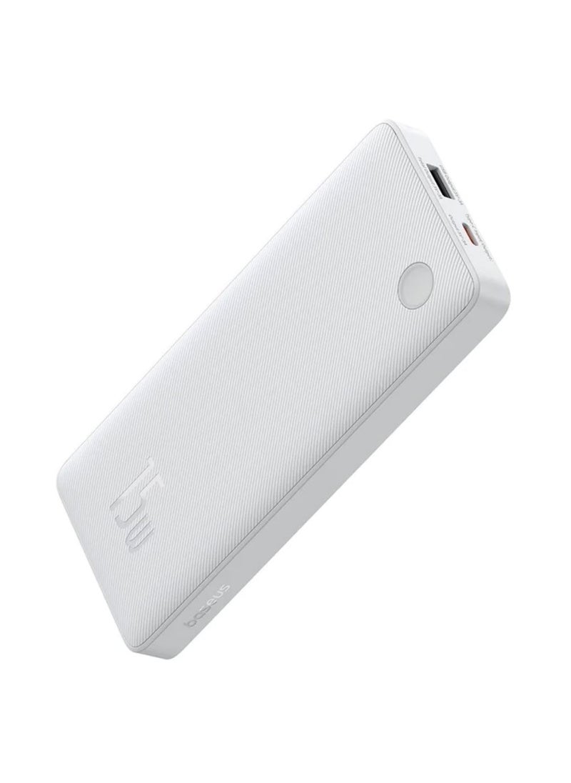 Air Lite PPAP10A 10000mAh 15W Power Bank Portable Phone Charger External Battery Pack White