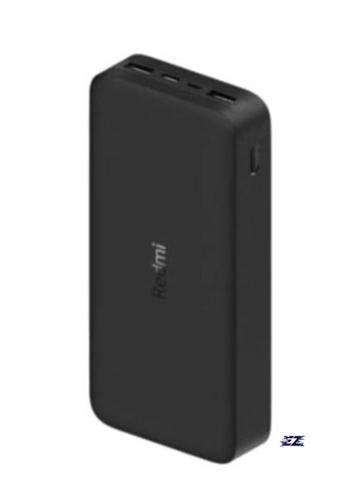 Redmi 18W Fast Charger Power Bank 20000mAh (Xiaomi) – High Capacity Portable Battery Pack, Quick Charging for Smartphones, Tablets, and More