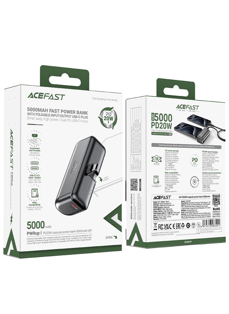 ACEFAST M9 PD20W power bank 5000mAh.