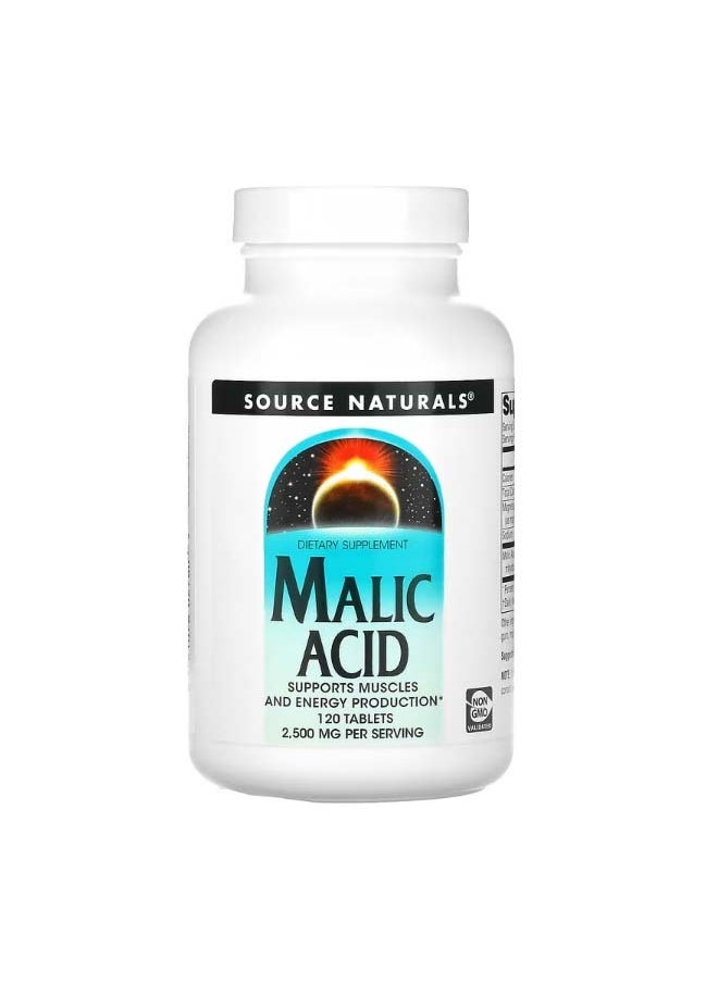 Malic Acid 2500 mg  120 Tablets