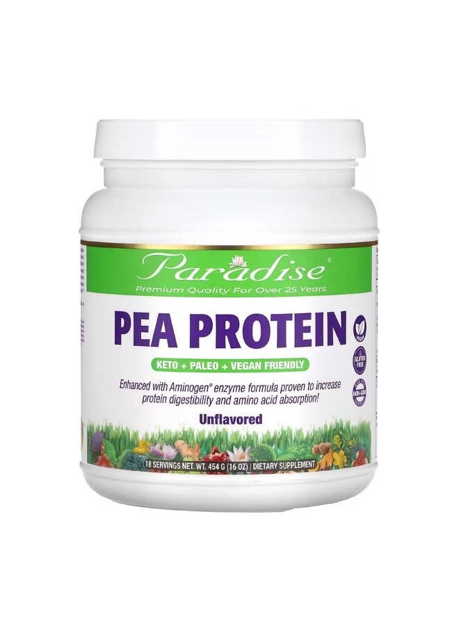 Pea Protein Unflavored 16 oz 454 g