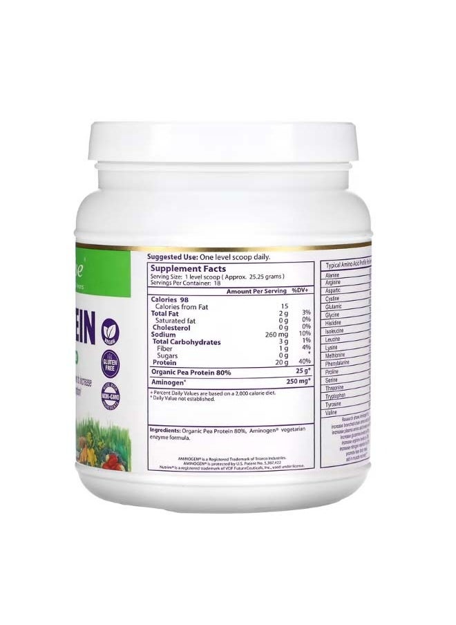 Pea Protein Unflavored 16 oz 454 g