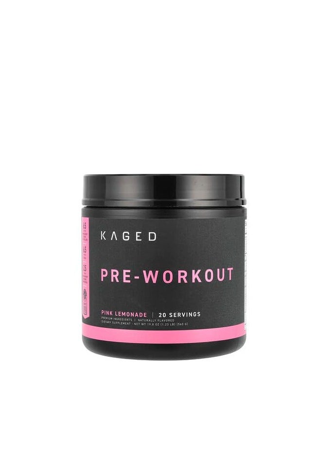 Kaged Muscle PRE-KAGED Pre-Workout Pink Lemonade  1.23 lb (560 g)