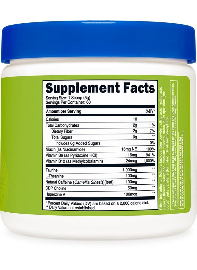 Nutricost Energy Complex (Green Apple) (60 Servings) - Clean Energy Powder, 300g Dietary Supplement