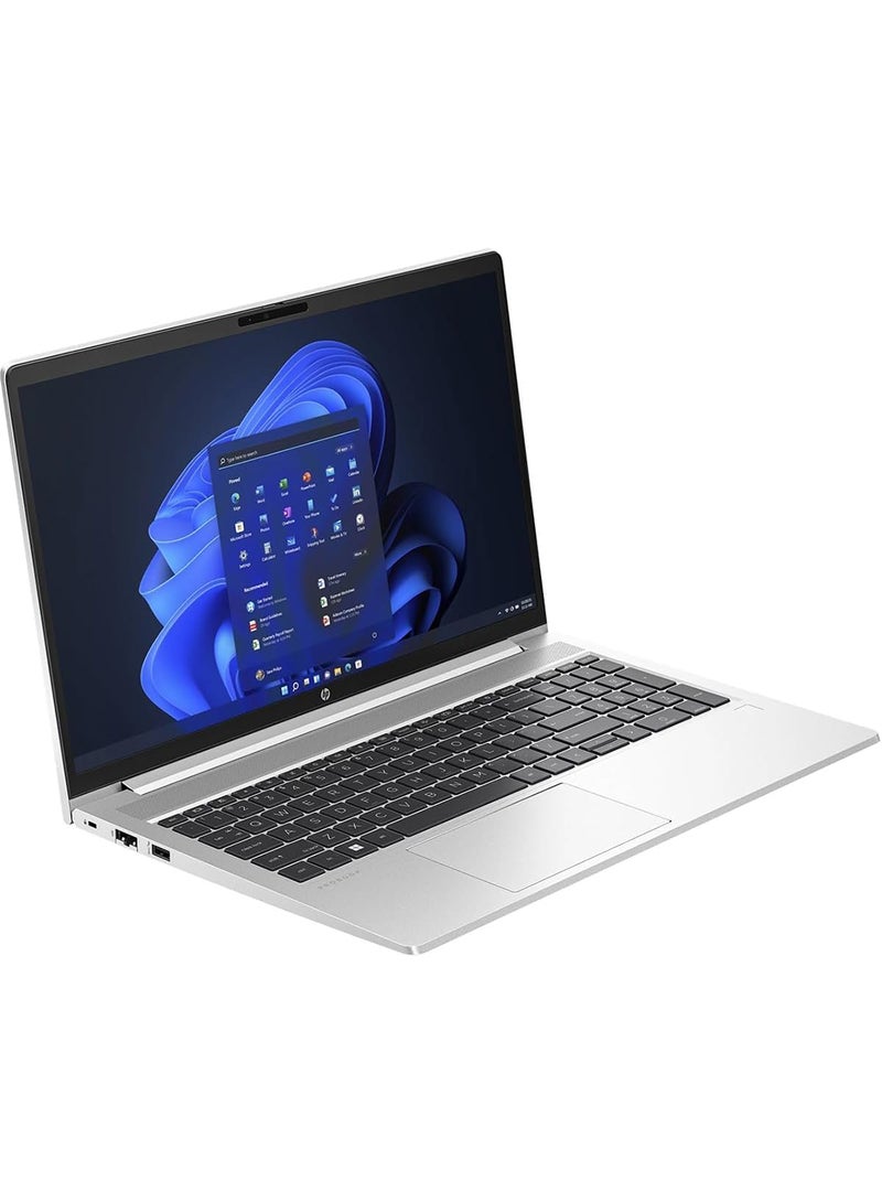 ProBook 450 G10 (Upgraded Version) Laptop With 15.6-Inch diagonal FHD IPS Touch Screen Display, Core i5-1335U Processor/16GB RAM/512GB SSD/Intel UHD Graphics/Windows 11 English/Arabic Pike Silver