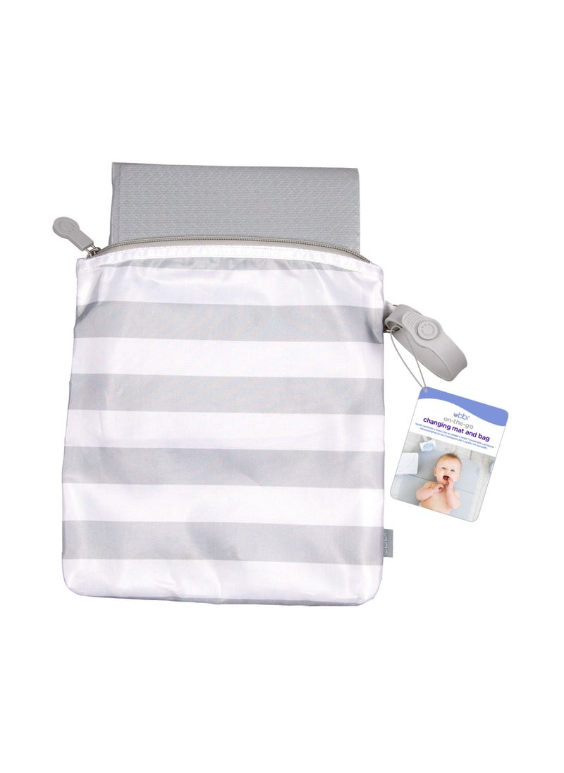 Ubbi - OTG Changing Mat Bag Gray