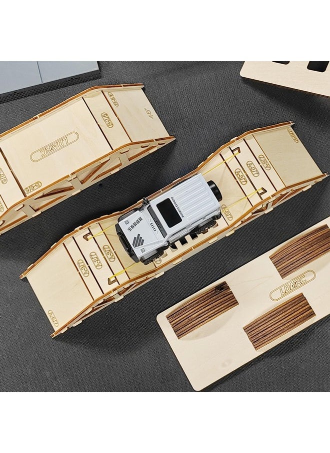 Ldarc Rc Crawler Obstacle Course: Climbing Kit With Canopy, Teeter Totter, Ramps, Rolling Roads For X43 Crawler/M58 Buggy Rc Crawlers Rc Cars