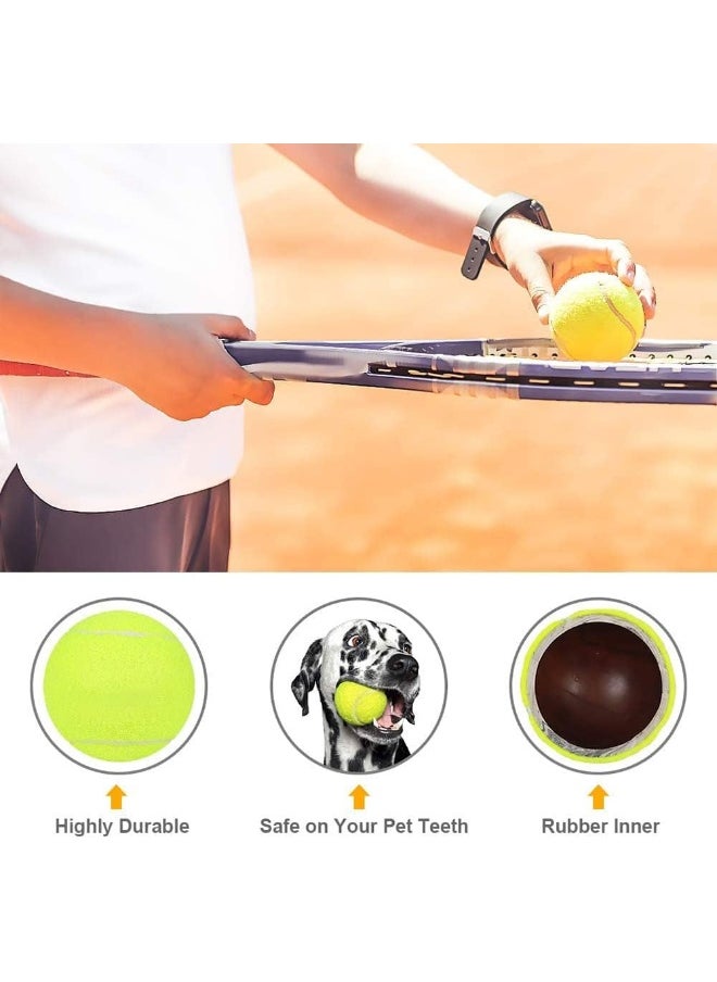 Souqoon Bpa® Tennis Balls -3 Packs Of (3 Balls) Advanced Training Tennis Balls Practice Balls, Reusable And Sturdy Pressureless Tennis Balls, Ideal For Practice, Training, Teaching And All Court Types