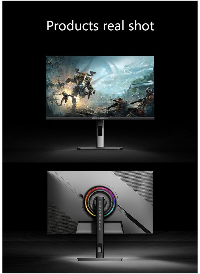 27 Inch GMX27P Gaming Monitor 2K QHD 2560x1440, LED Panel Type, 180Hz Refresh Rate, 1ms Response Time,  G-Sync Compatible, Adjustable Stand | Black