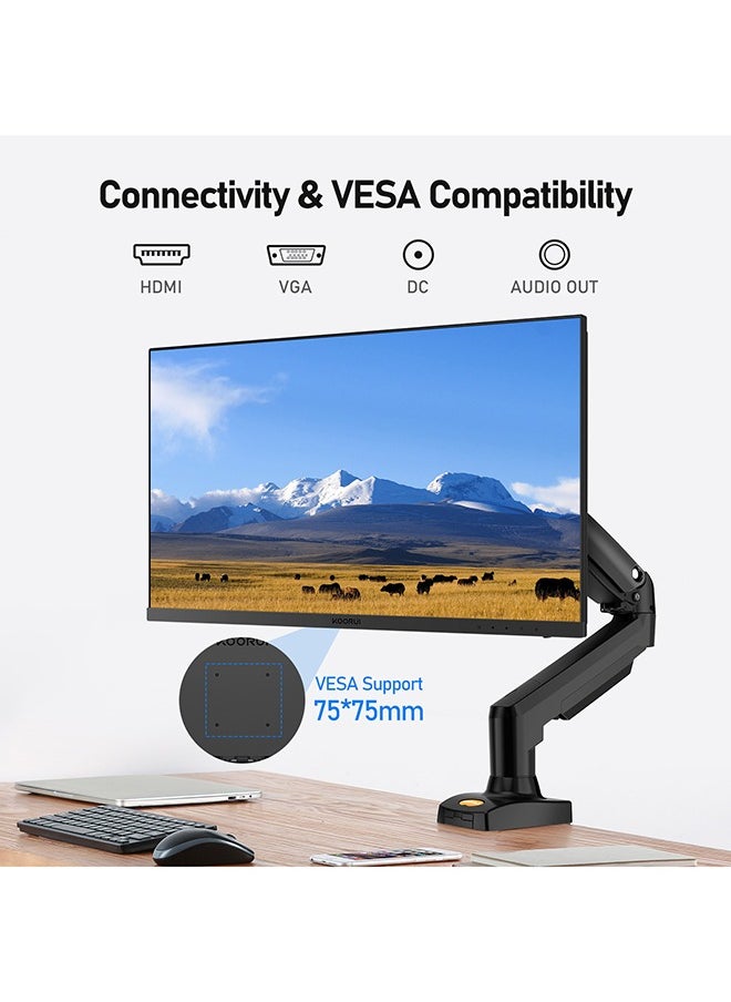 27-Inch IPS Business Monitor – Full HD 1920 x 1080, 100Hz Refresh Rate, sRGB 99% Color Gamut, 16.9 Screen Ratio, 16.7m Maximum Color, Tilt Adjustable, with Built in Speaker, HDMI and VGA, Cinema mode, Eye Protection, RTS, FPS, Adaptive sync | N02