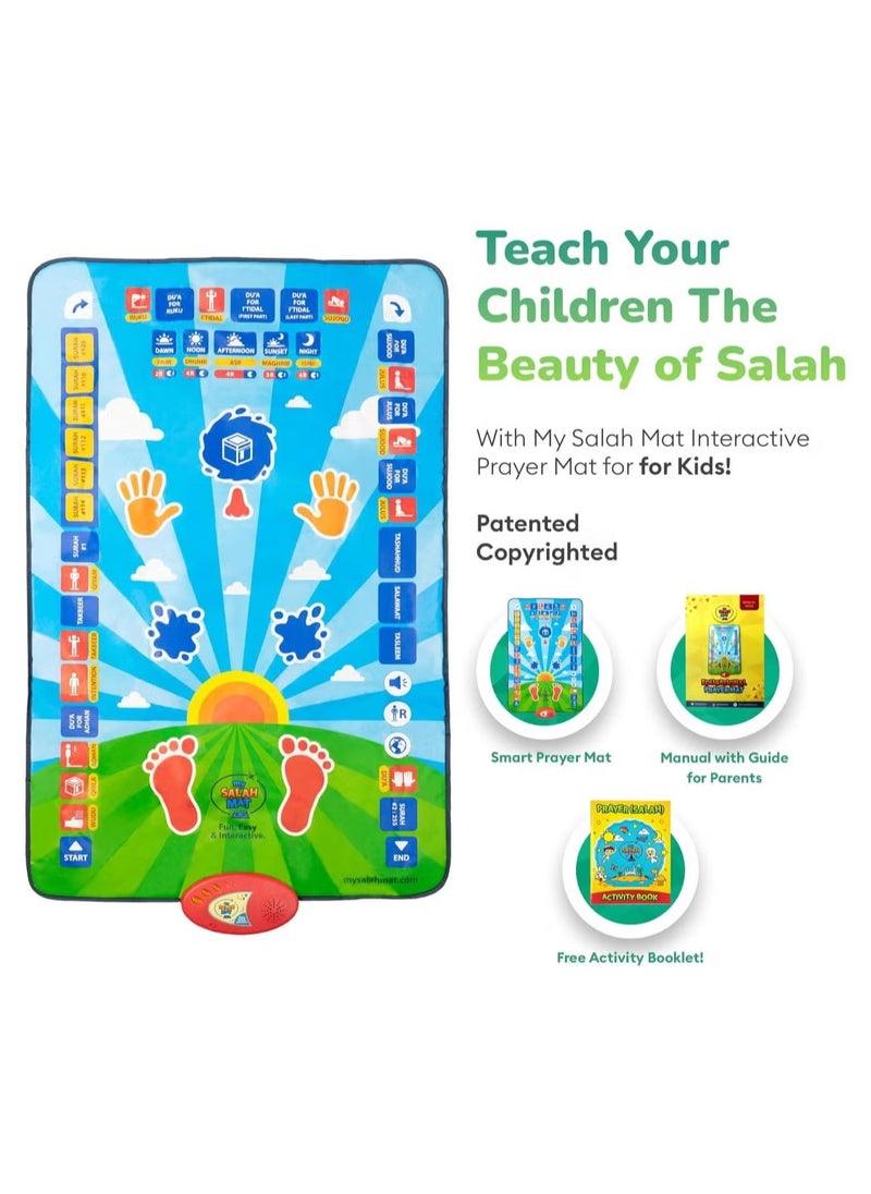 Educational Prayer Mat for Kids – Interactive Learning Prayer Rug with Colorful Design for Children